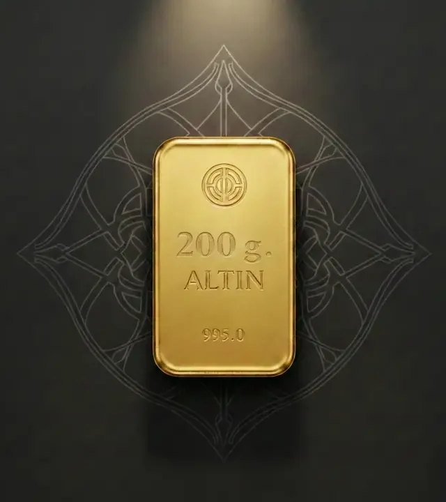 200 Gram Külçe Altın