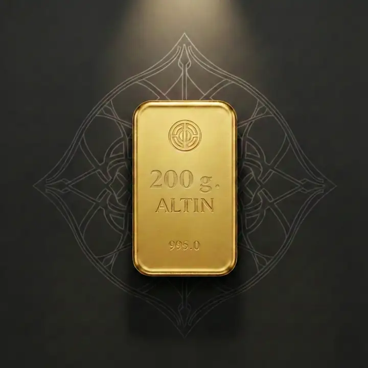 200 Gram Külçe Altın