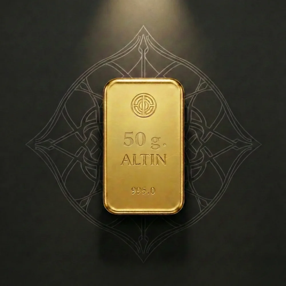 50 Gram Külçe Altın