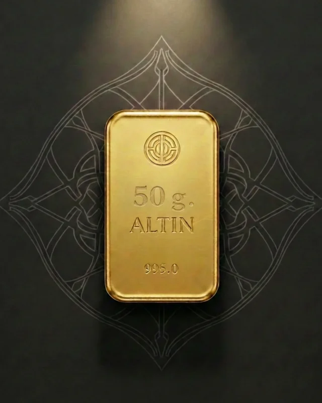 50 Gram Külçe Altın